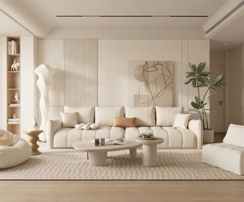 Modern A Living Room-ID:199924955