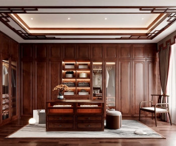 New Chinese Style Clothes Storage Area-ID:102651199