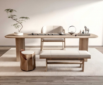 New Chinese Style Tea Tables And Chairs-ID:912691122