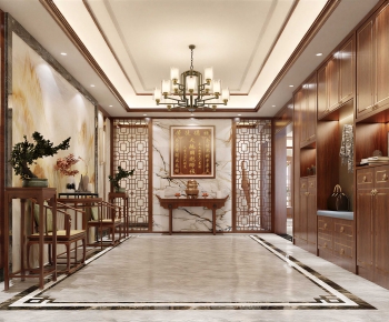 New Chinese Style Hallway-ID:201107989