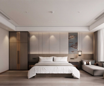 New Chinese Style Bedroom-ID:783328062
