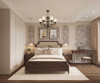 American Style Bedroom-ID:683433064