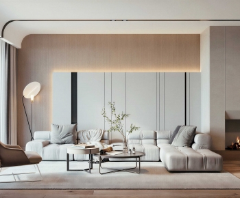 Modern A Living Room-ID:346697097