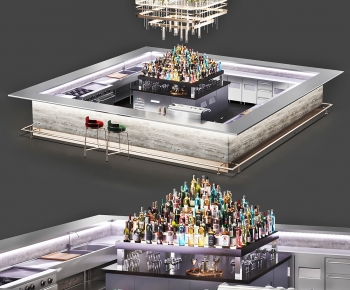 Modern Counter Bar-ID:400022036