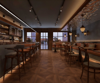 Industrial Style Restaurant-ID:423136954