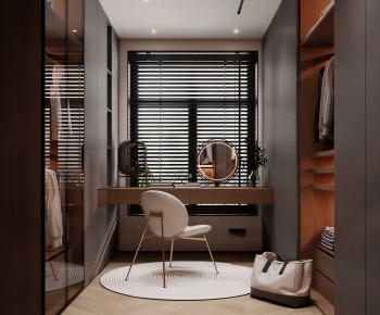 Modern Clothes Storage Area-ID:474525935