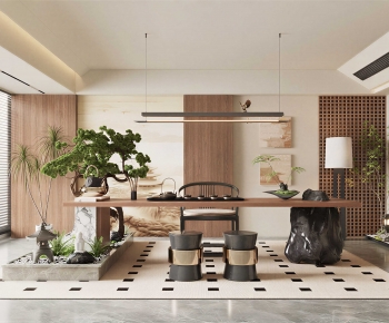 New Chinese Style Tea House-ID:990639938