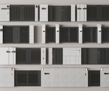 Modern Fence-ID:124740664