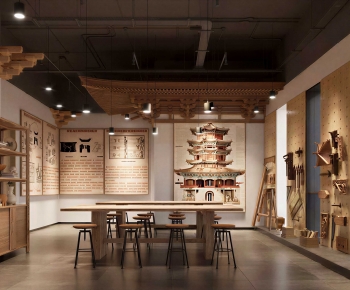 New Chinese Style Exhibition Hall-ID:269583945