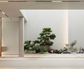 New Chinese Style Plant Landscaping-ID:660864113