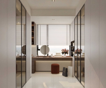 Modern Clothes Storage Area-ID:838502883