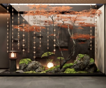 New Chinese Style Plant Landscaping-ID:305640769