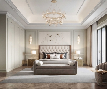 Simple European Style Bedroom-ID:377011068