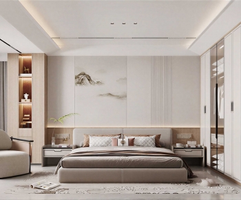 New Chinese Style Bedroom-ID:106120197