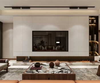 Modern A Living Room-ID:546643028