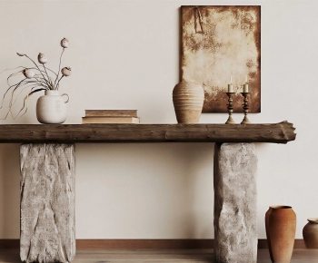 Wabi-sabi Style Console-ID:448288923