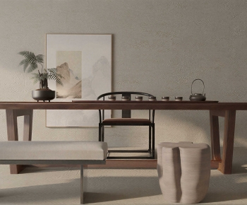 New Chinese Style Tea Tables And Chairs-ID:251961956