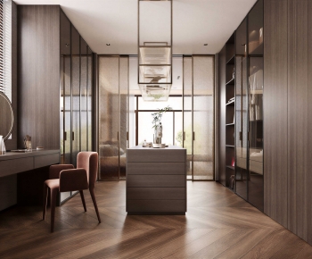 Modern Clothes Storage Area-ID:704721937