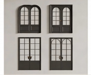 French Style Double Door-ID:415014034