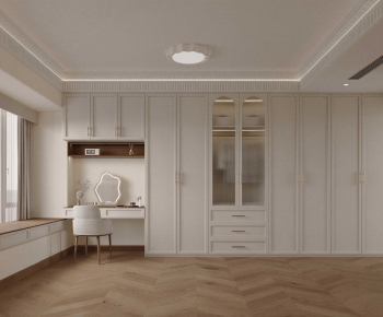 Modern Clothes Storage Area-ID:237045055