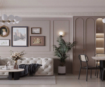 French Style A Living Room-ID:223037009