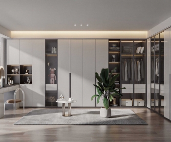 Modern Clothes Storage Area-ID:941056971