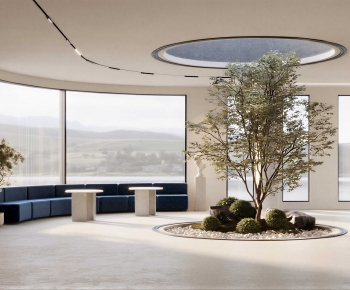 Modern Office Reception Desk-ID:132560974