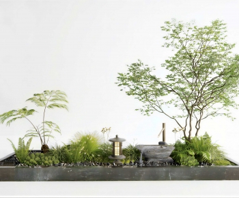 New Chinese Style Plant Landscaping-ID:702522997