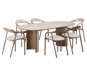 Modern Dining Table And Chairs-ID:295403967