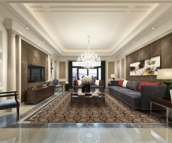 European Style A Living Room-ID:757687093