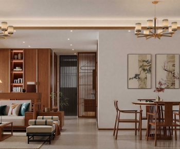 New Chinese Style Dining Room-ID:634764914