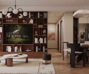 Modern A Living Room-ID:550750971