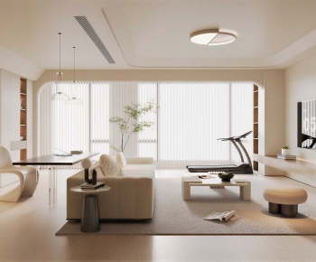 Modern A Living Room-ID:971701183