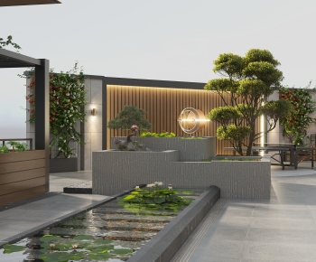 Modern Courtyard/landscape-ID:820291064