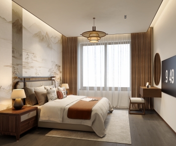 New Chinese Style Bedroom-ID:460031031