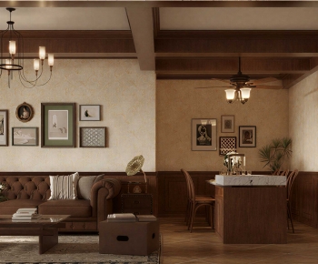 American Style A Living Room-ID:756371979