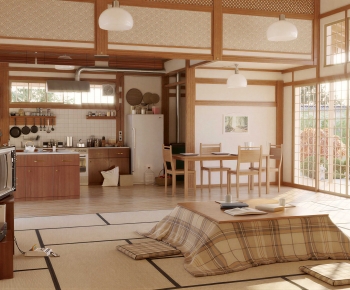 Japanese Style A Living Room-ID:427902945