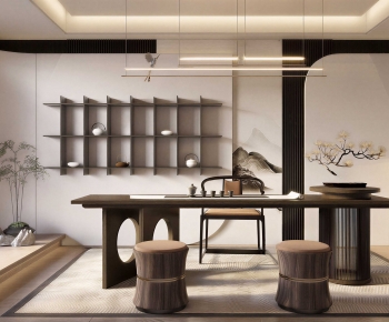 New Chinese Style Tea House-ID:404073951