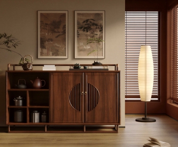 New Chinese Style Entrance Cabinet-ID:978571895