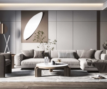 Modern A Living Room-ID:593688961