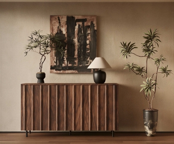 Wabi-sabi Style Side Cabinet-ID:613989882