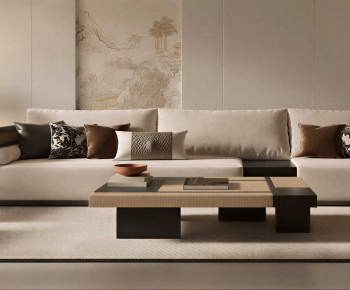 New Chinese Style Sofa Combination-ID:465876106