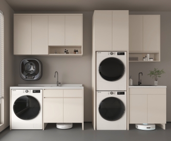 Modern Laundry Cabinet-ID:189795978