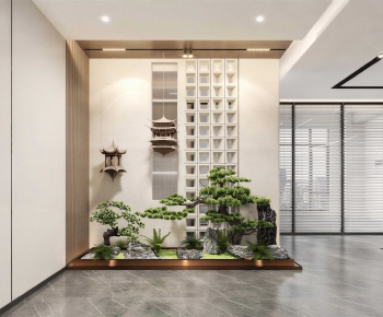 New Chinese Style Plant Landscaping-ID:365112072