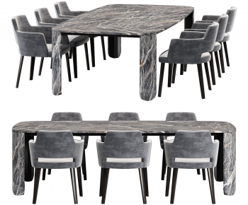 Modern Dining Table And Chairs-ID:619874953