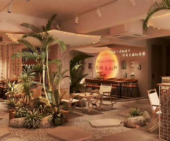 Modern Barbecue Restaurant-ID:268271927