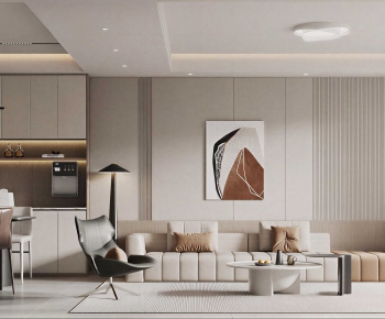 Modern A Living Room-ID:663695109
