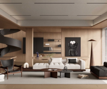 Modern A Living Room-ID:406946903