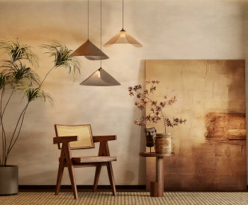 Wabi-sabi Style Lounge Chair-ID:324394945