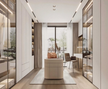 Modern Clothes Storage Area-ID:921506885